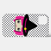 Kawaii Pink Haire Witch iPad Mini Case (Achterkant (horizontaal))