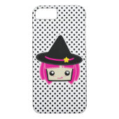 Kawaii Pink Haire Witch iPhone Case (Achterkant)