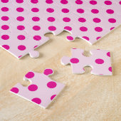 Kawaii Pink Haire Witch Puzzle Legpuzzel (Zijkant)