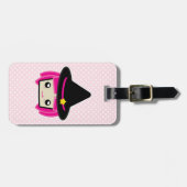 Kawaii Pink Haire Witch Travel Bagagelabels (Voorkant horizontaal)