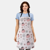 Kawaii Pink Halloween Ghosts & Pumpkins Schort (Gedragen)