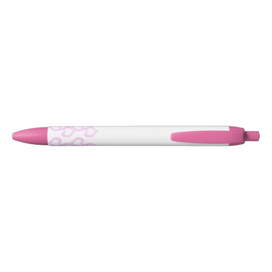 Kawaii Pink Hearts Pen (Achterkant)