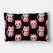 Kawaii Pink Kitty Cats Design Etui (Achterkant)