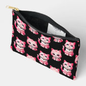 Kawaii Pink Kitty Cats Design Etui (Open)