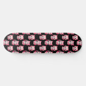 Kawaii Pink Kitty Cats Design Persoonlijk Skateboard (Horizontaal)