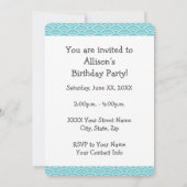 Kawaii Pink Kokeshi Birthday Kaart (Achterkant)