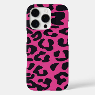Kawaii Pink Leopard kerstcadeau iPhone 16 Pro Hoesje