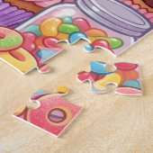 Kawaii Pink Pony Chibi Art Puzzle Legpuzzel (Zijkant)