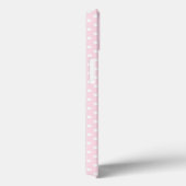 Kawaii Pink Ribbon Skull iPad Case (Achterkant / Rechts)