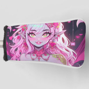 Kawaii Pinkcore Fantasy Demon Anime Girl Golfheadcover