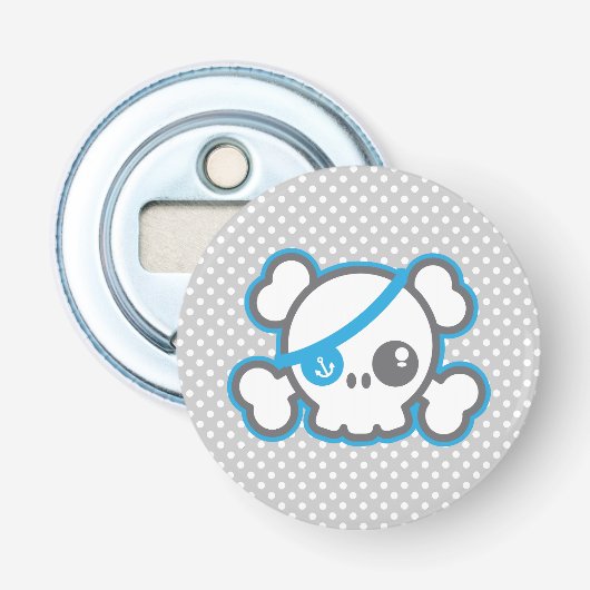 Kawaii Pirate Skull Bottle Opener (Voorkant)