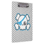 Kawaii Pirate Skull Clip Board Klembord (Rechts)