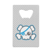 Kawaii Pirate Skull Creditcard Bottle Open Creditkaart Flessenopener (Voorkant)
