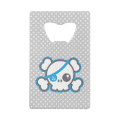 Kawaii Pirate Skull Creditcard Bottle Open Creditkaart Flessenopener (Achterkant)