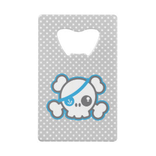 Kawaii Pirate Skull Creditcard Bottle Open Creditkaart Flessenopener
