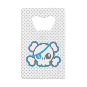 Kawaii Pirate Skull Creditcard Bottle Open Creditkaart Flessenopener