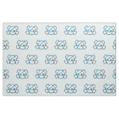 Kawaii Pirate Skull Custom Fabric Stof (Fat Quarter)