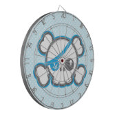 Kawaii Pirate Skull Dart Board Dartbord (Voorkant Links)
