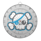 Kawaii Pirate Skull Dart Board Dartbord (Voorkant)