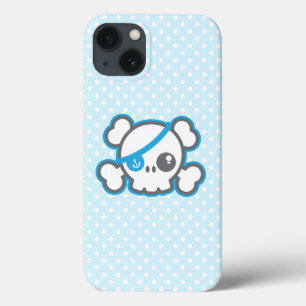 Kawaii Pirate Skull-draagtas iPhone 13 Hoesje