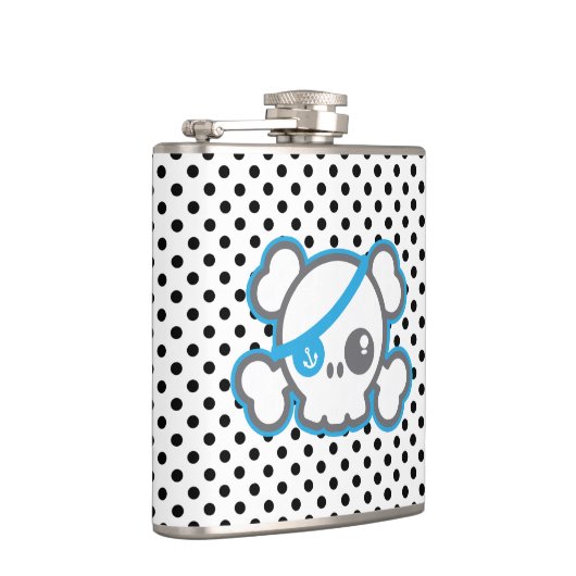 Kawaii Pirate Skull Flask Heupfles (Rechts)