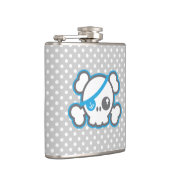 Kawaii Pirate Skull Flask Heupfles (Rechts)