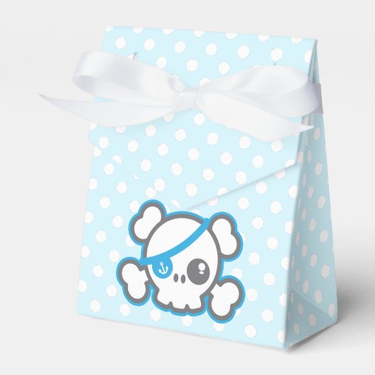 Kawaii Pirate Skull Gift Box Bedankdoosjes (Voorkant Zijde)