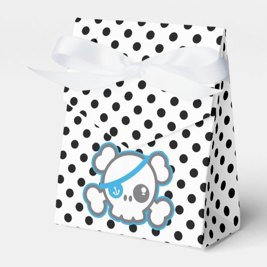 Kawaii Pirate Skull Gift Box Bedankdoosjes (Voorkant Zijde)