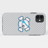 Kawaii Pirate Skull iPhone Case (Achterkant (horizontaal))