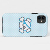 Kawaii Pirate Skull iPhone Case (Achterkant (horizontaal))