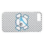 Kawaii Pirate Skull iPhone Case (Achterkant (Horizontaal))