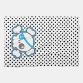 Kawaii Pirate Skull Kitchen Towel Theedoek (Horizontaal)