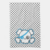 Kawaii Pirate Skull Kitchen Towel Theedoek (Verticaal)
