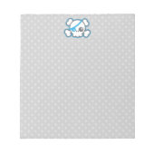Kawaii Pirate Skull-laptop Notitieblok (Voorkant)