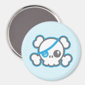 Kawaii Pirate Skull Magnet (Voorkant / Achterkant)
