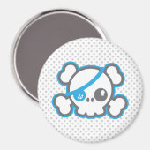 Kawaii Pirate Skull Magnet (Voorkant / Achterkant)