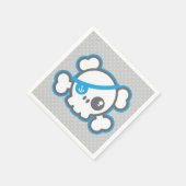 Kawaii Pirate Skull Napkins Servet (Hoek)