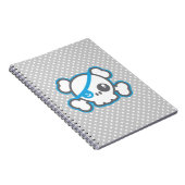 Kawaii Pirate Skull Notitieboek (Rechterzijde)