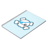 Kawaii Pirate Skull Notitieboek (Linkerzijde)