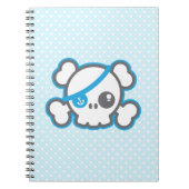 Kawaii Pirate Skull Notitieboek (Voorkant)