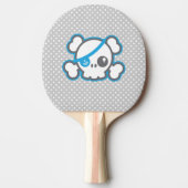 Kawaii Pirate Skull Ping Pong Paddle Tafeltennisbatje (Voorkant)