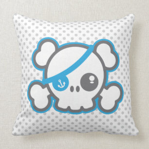 Kawaii Pirate Skull Sierkussen