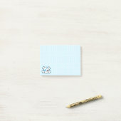 Kawaii Pirate Skull Sticky Note Cards (Op bureau)