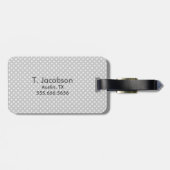 Kawaii Pirate Skull Travel Bagagelabels (Achterkant horizontaal)