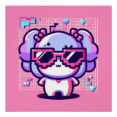 Kawaii Pixel Pal Perfect Poster (Voorkant)