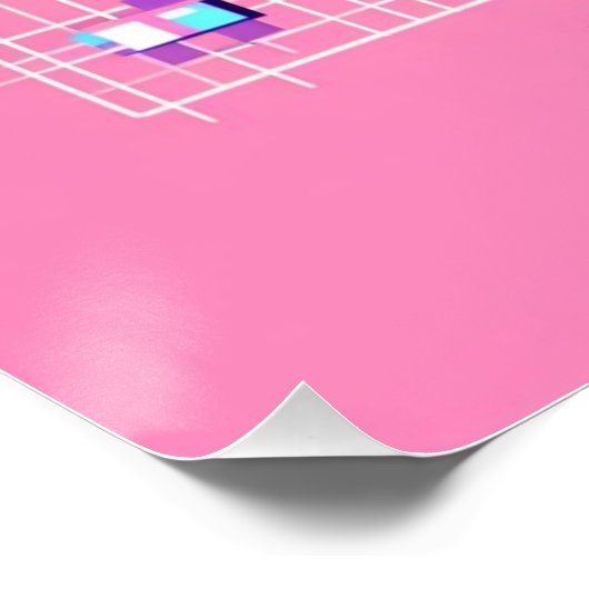 Kawaii Pixel Pal Perfect Poster (Hoek)