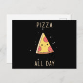 Kawaii Pizza Briefkaart (Voorkant / Achterkant)