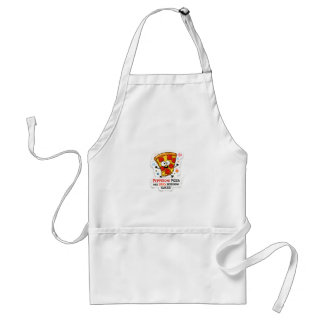 Kawaii Pizzaprenteplaatje met Transparante Achterg Standaard Schort