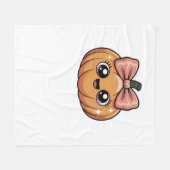 kawaii pompoen Classic T-Shirt Fleece Deken (Voorkant (Horizontaal))