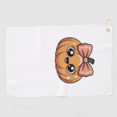 kawaii pompoen Classic T-Shirt Golfhanddoek (Horizontaal)
